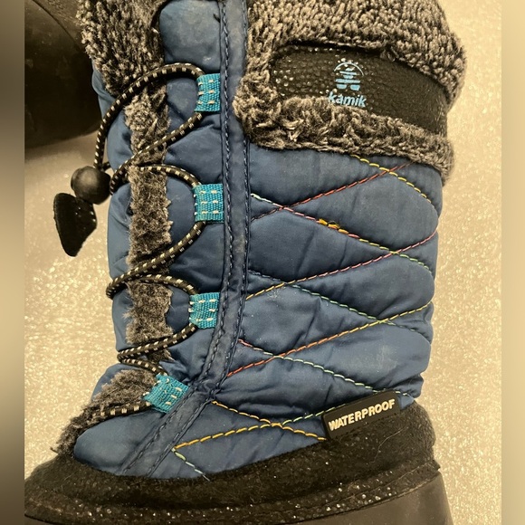 [US13] KAMIK STAR 4 BLUE Kids Snow Boots Insulated - Picture 5 of 6